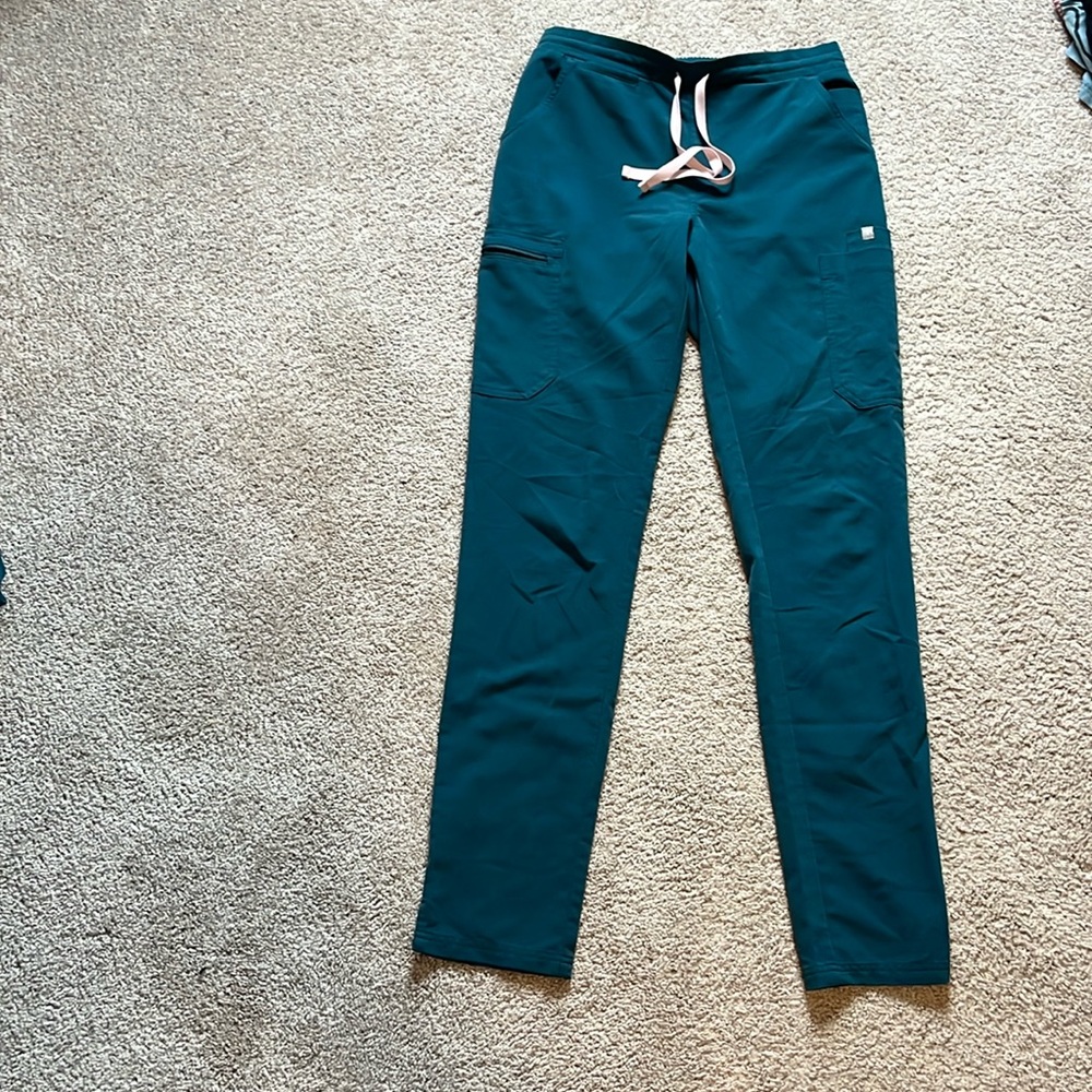 Figs Caribbean Blue XS/T Yola Skinny Scrub Pants